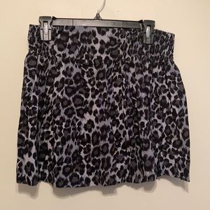 Gap Leopard Print Mini Skirt